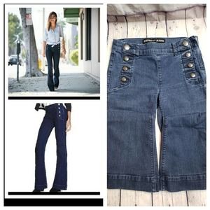 Express Bell Flare Mid Rise Jeans